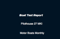 Boat Test Report - Orkney Pilothouse 27 (Dec 2017)